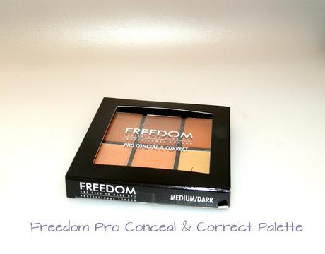 Freedom Pro Conceal & Correct Palette Medium & Dark Swatches