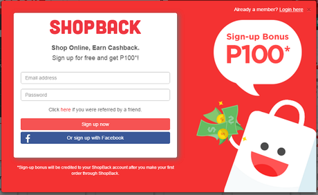 Cashback Coupon Codes Promos Deals ShopBack.ph Popup