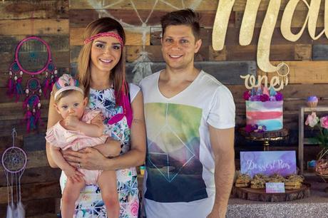 Maya's boho themed 1st birthday by Rebecca King