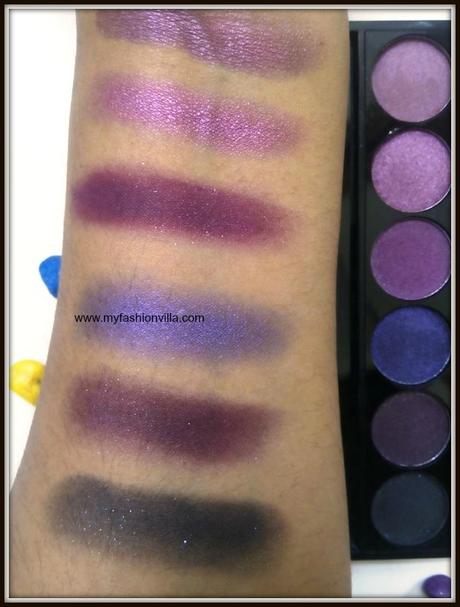 Sleek I-Divine Eye shadow Palette In Vintage Romance Swatches