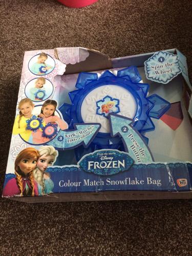Frozen colour match snowflake bag
