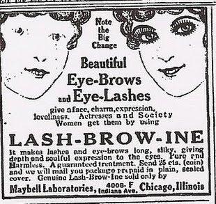 Pearl White - a box office sensation in 1914 the year before Maybelline was born