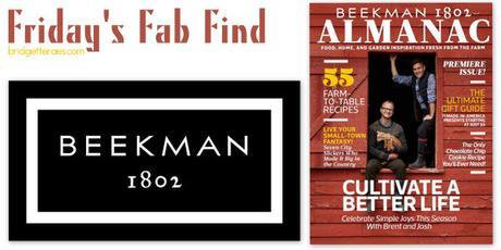 Friday’s Fab Find: Beekman 1802 Almanac