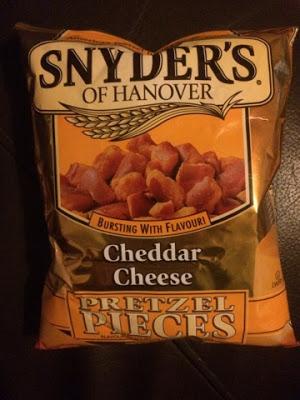 Today's Review: Snyder's Cheddar Cheese Pretzel Pieces
