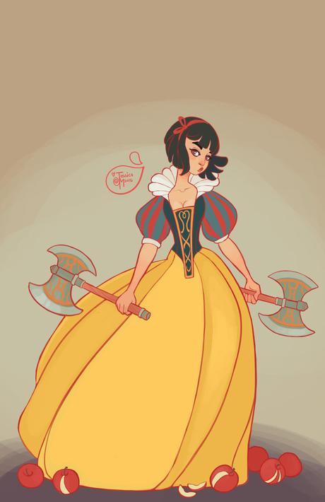 Disney Princesses Gets Equipped With Badass Weapons snow_white_by_meomai-d9a3020