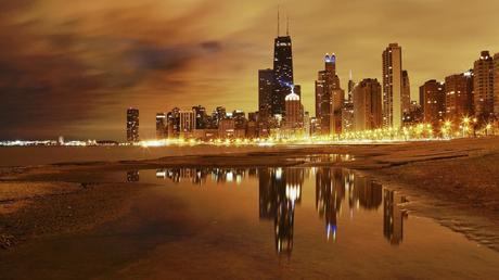 Chicago's Orange Glow
