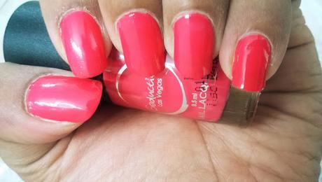 Seduction Las Vegas Nail Lacquer in no.83 Shy Rose Review, Price and NOTD