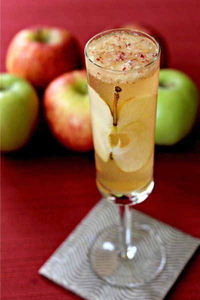 Apple Bourbon Bellini