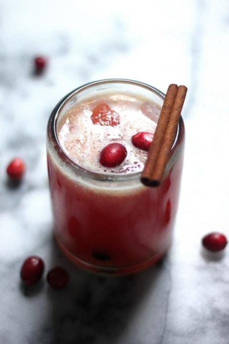 Cranberry & Cinnamon Whiskey Sour