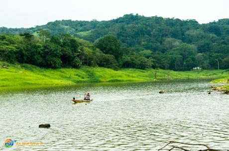 Small winding river in Panama