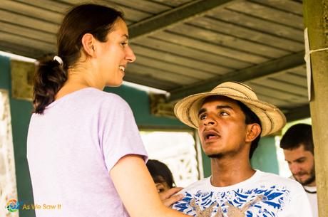 Dancing in Panamanian village