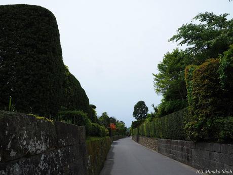武家屋敷の石垣が質実剛健を思わせる，薩摩の小京都・知覧 / Chiran, with samurai residences and beautiful Japanese-style gardens.