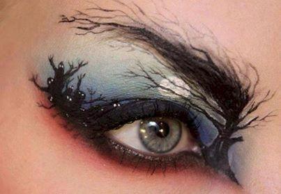 Spooky Night Halloween eye makeup