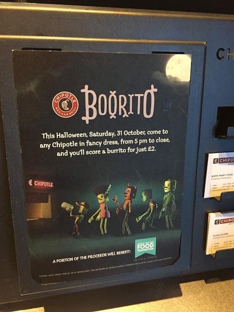 #HappyHalloween Bargain Booritos For Charity Thanks to @ChipotleUK & @jamieoliver