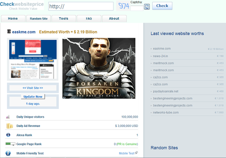 How to Check Value of Your Blog or Website How to Check Value of Your Blog or Website
