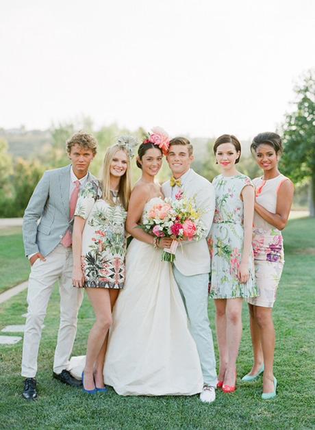 Wedding Inspiration: Sweet,  Chic, and Glam Uniformed Looks for Bridesmaids