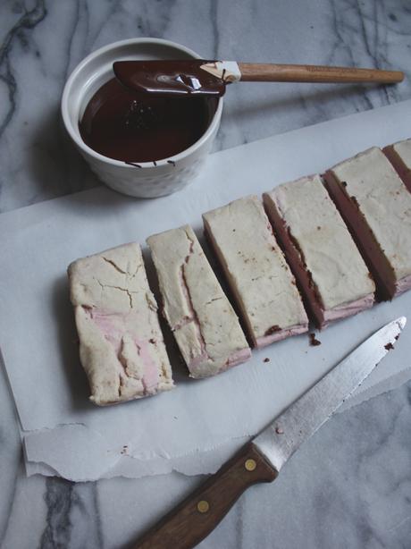 Raw + Vegan Neapolitan Cake Bars