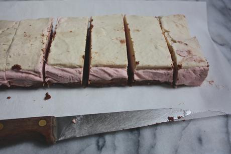 Raw + Vegan Neapolitan Cake Bars