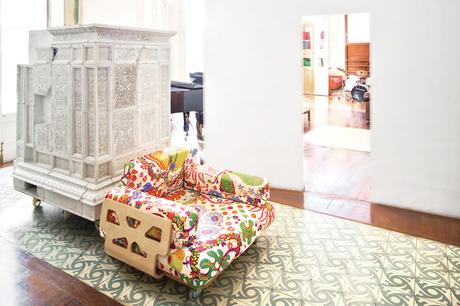 tagliabue house andalusian tile plaster walls peter and allison smithson armchair josef frank textile