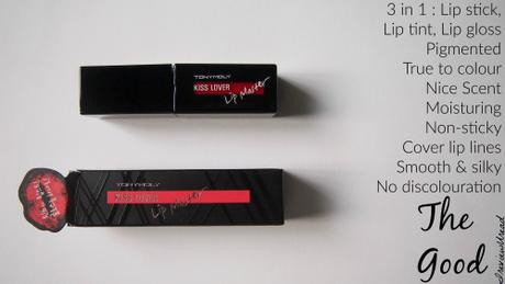 Tony Moly, Kiss Lover Lip Master in Sexy Red Review
