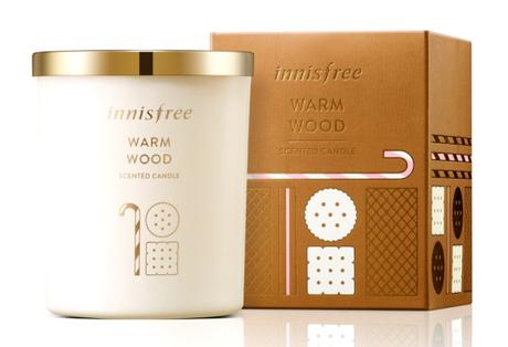 innisfree Green Christmas Warm Wood Scented Candle resized