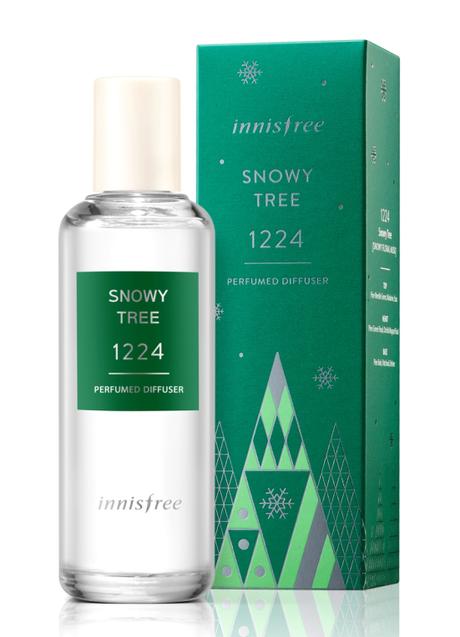 innisfree Green Christmas Snowy Tree Scented Diffuser resized