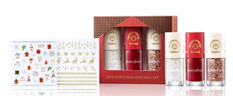 innisfree Green Christmas Nail Set 2 (Red) resized
