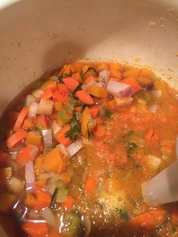 Truffled Butternut Squash & Carrot Soup