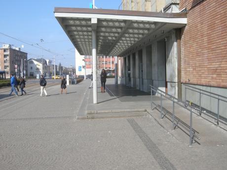 Olomouc Train Station Transport Hub, Czech Republic - Train Station Entrance