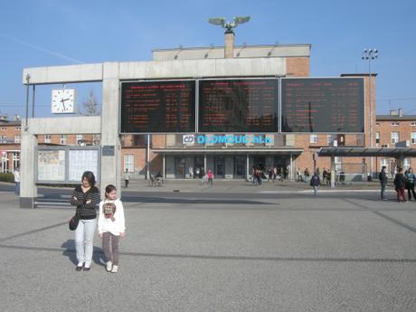 Olomouc Train Station Transport Hub, Czech Republic - Train Arrivals Departures Board