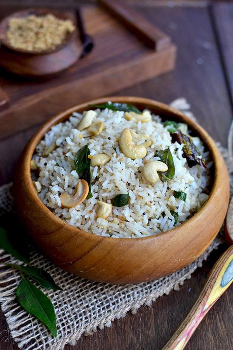 Rice with Urad dal spice powder