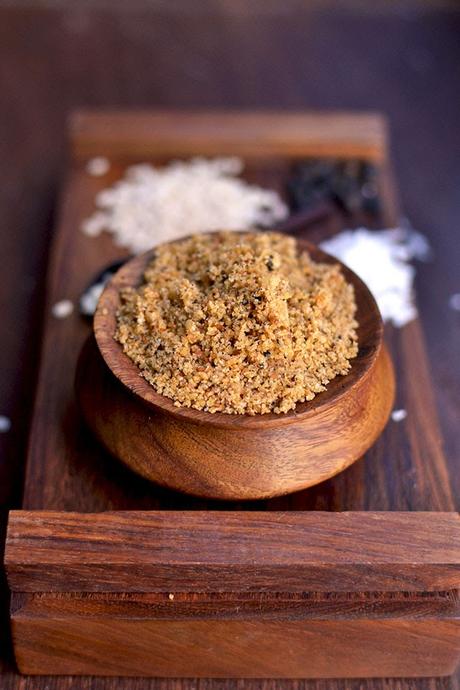 Rice with Urad dal spice powder