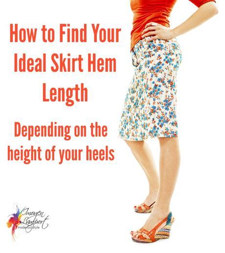 How to find the ideal skirt length dep