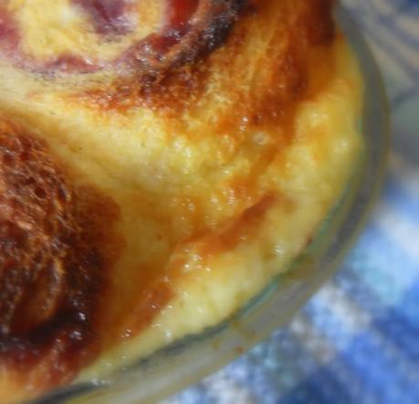 A Lower Fat and Sugar Roly Poly Bread and Butter Pudding