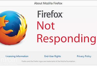 problems mozilla firefox not responding
