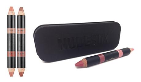 NUDESTIX Lip + Cheek Dual Pencil combined