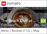 The Beach Club at Cottesloe Beach Hotel Menu, Reviews, Photos, Location and Info - Zomato