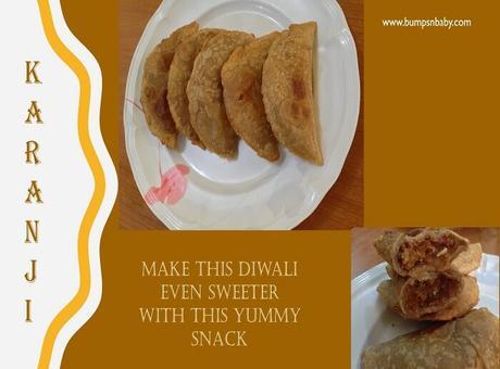 Karanji Recipe Using Whole Wheat Flour This Diwali