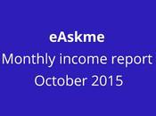 eAskme October 2015 Earning Report