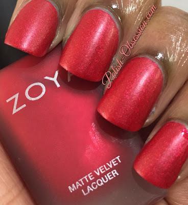 Zoya Winter/Holiday 2015 MatteVelvet Collection