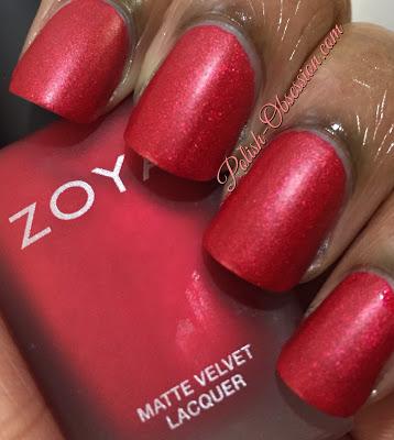 Zoya Winter/Holiday 2015 MatteVelvet Collection