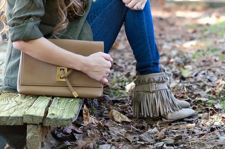 Fringe booties are a must have for fall- The Samantha Show