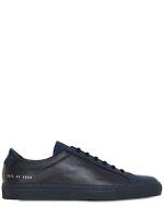 The Sweet Black and Blue:  Common Projects Achilles Premium Leather Sneaker