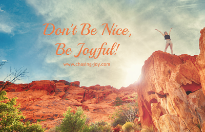 Don't Be Nice! Be Joyful!