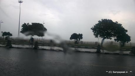 A wet morning in Chennai