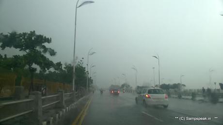 A wet morning in Chennai