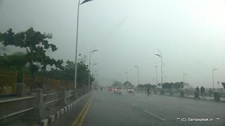 A wet morning in Chennai