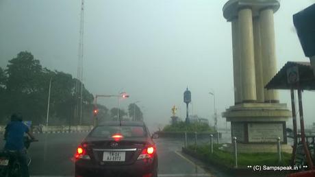 A wet morning in Chennai