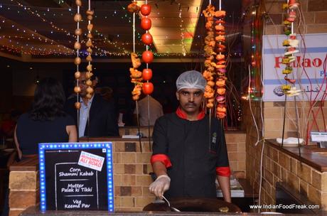 Glimpse of Mohammed Ali Road at Barbeque Nation