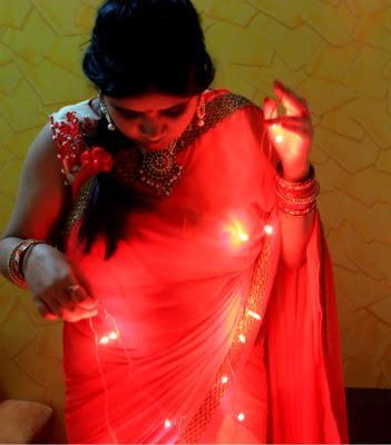 Diwali Saree OOTD: Feat Triveni